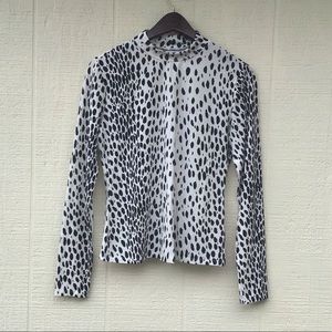 Reformation Bailey cheetah print